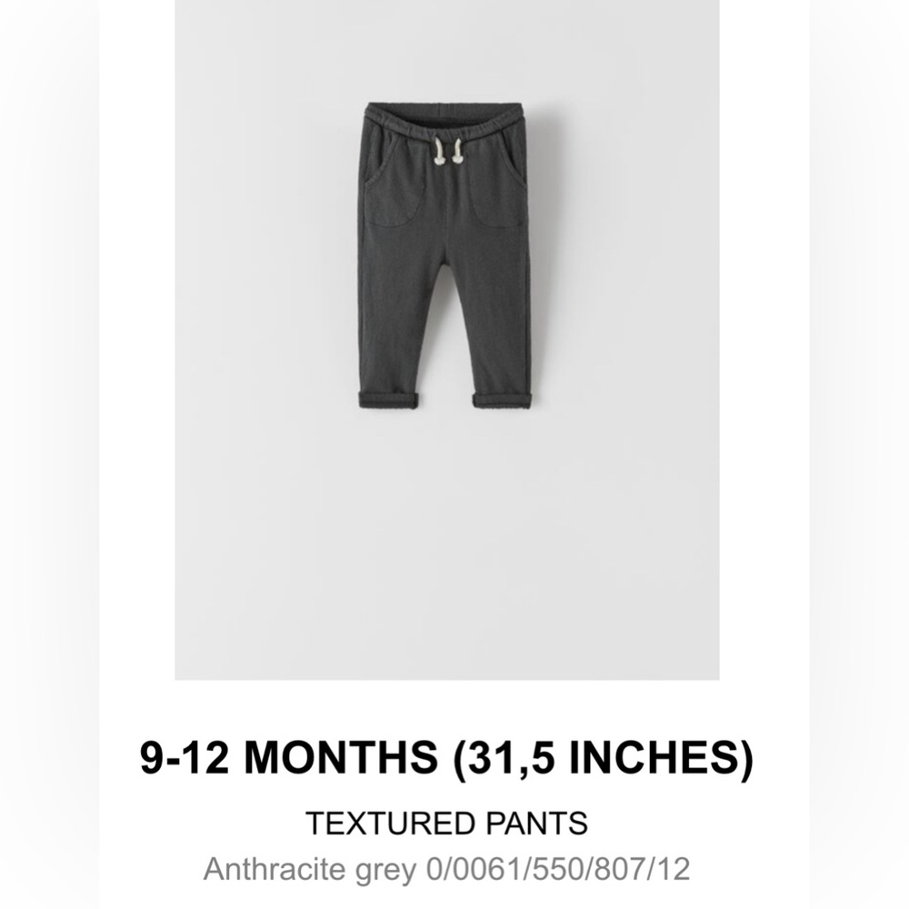 Zara Textured Pants - Picture 2 of 5